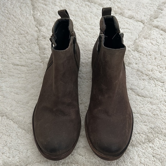 Franco Sarto Artist Collection Flat Ankle Booties - Distressed look - Picture 2 of 7